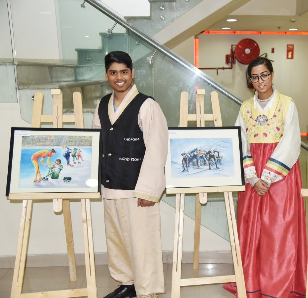 DPS Ranchi students shine at 1st Korea-Indian Friendship Painting Competition 2017