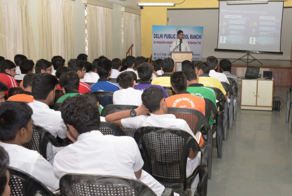 School holds interactive session on GST,students learn