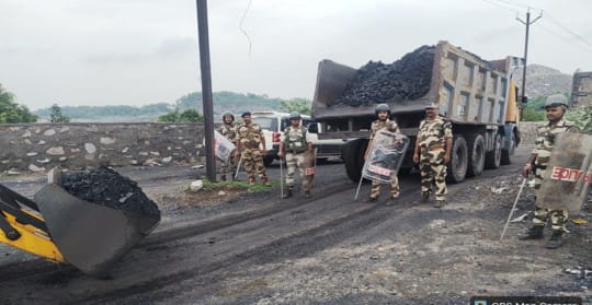 The-CISF-seized-over-428-metric-tonnes-of-illegal-coal-in-Jharkhand-and-West-Bengal