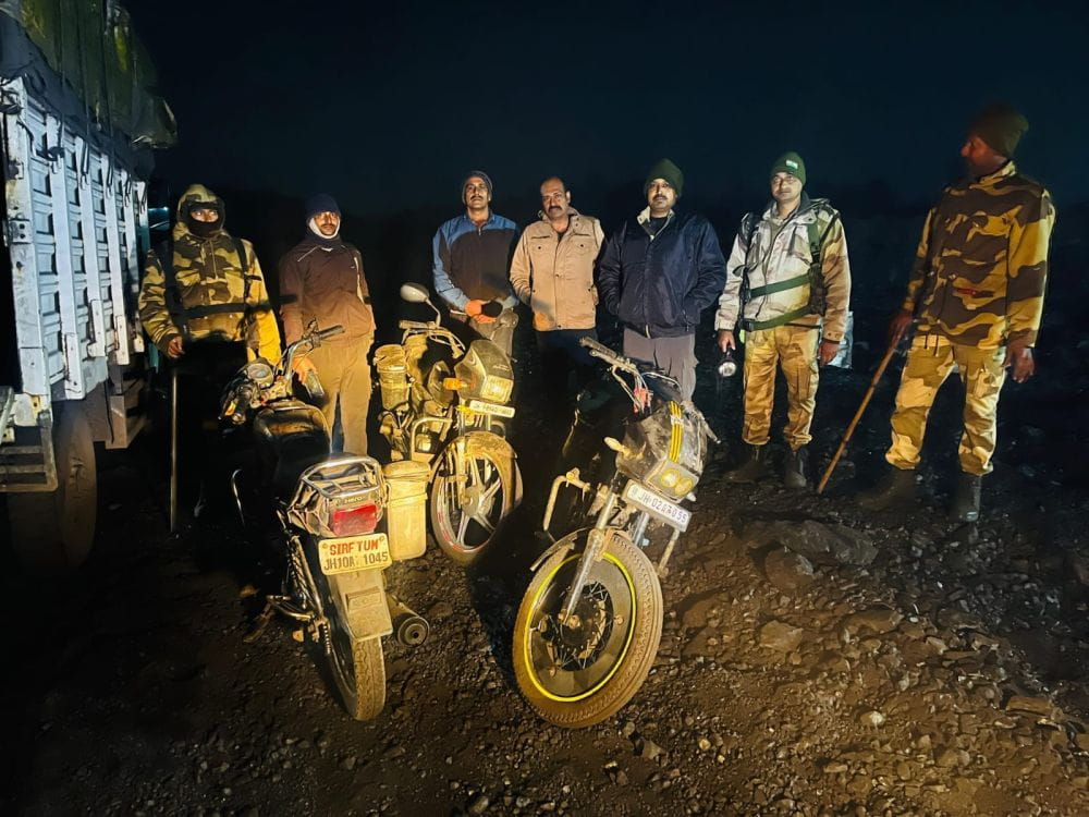 CISF-intensifies-action-against-coal-theft-Approximately-1800-metric-tonnes-of-coal-worth-1-08-crore-seized