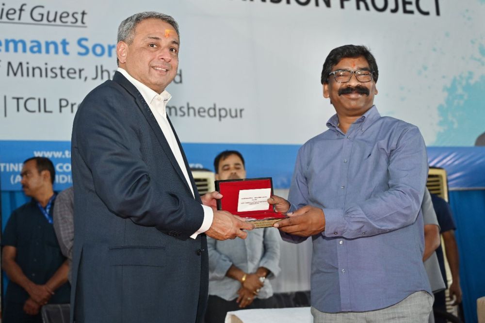 जमशेदपुर में दि टिनप्लेट कंपनी के विस्तार परियोजना समारोह में मुख्य मंत्री ने कहा, 'राज्य के विकास में टाटा समूह की बड़ी भूमिका रही है'
