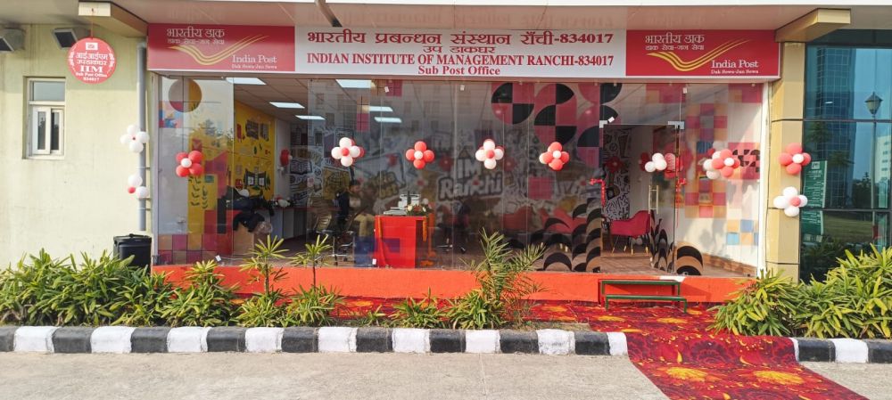 आईआईएम रांची परिसर में झारखंड राज्य के पहले जेन-Z पोस्ट ऑफिस (पोस्ट कैफे) का भव्य उद्घाटन