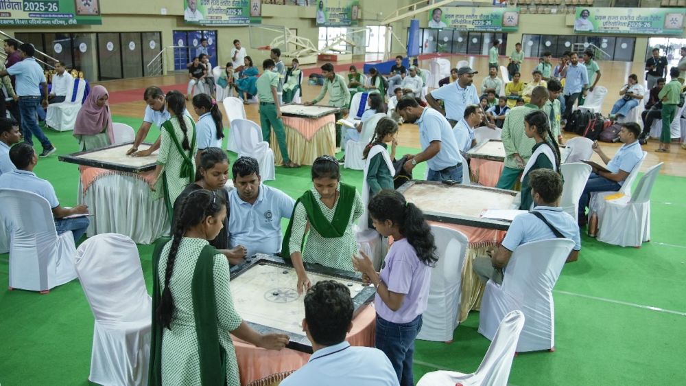 State-level-carrom-talent-competition-was-organized-in-Jharkhand