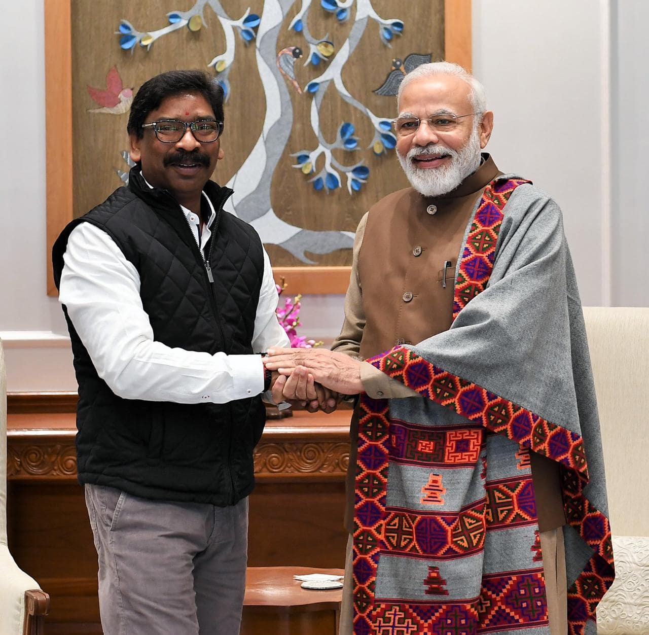 प्रधानमंत्री नरेन्द्र मोदी से मुख्यमंत्री हेमंत सोरेन ने आज नई दिल्ली में मुलाकात की