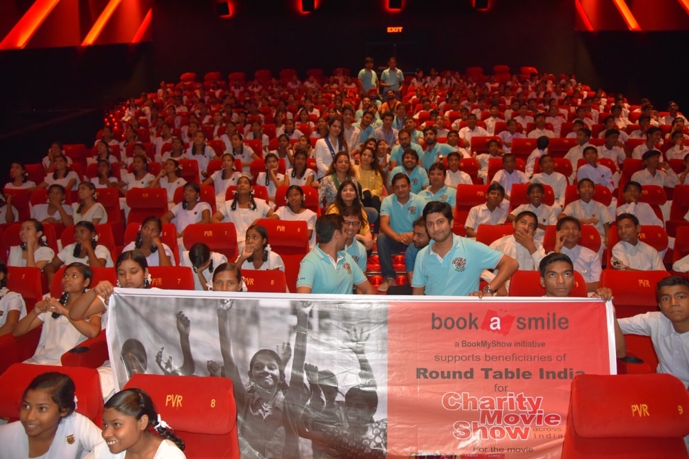 Backed by Round Table India,Students see the film-Toilet Ek Prem Katha