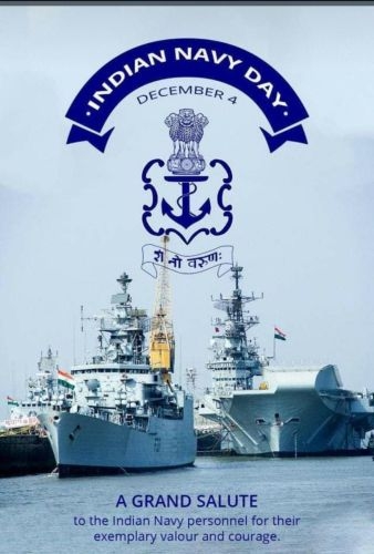 <p>Indian Navy Day- A Grand Salute to the Indian Navy personnel for their exemplary valour and courage.</p>
