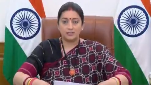 <p>Union Minister Smriti Irani addresses G20 Ministerial Conference On Women’s Empowerment.Minister Conveys India’s Solidarity with G20 For Promoting Gender Equality and…
