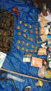 <p>On a tip off, the Jharkhand Jaguar and Palamau cops who carried a search operation seized a huge quantity of arms and ammunitions including 120 cartridges, SLR Magazine and six…