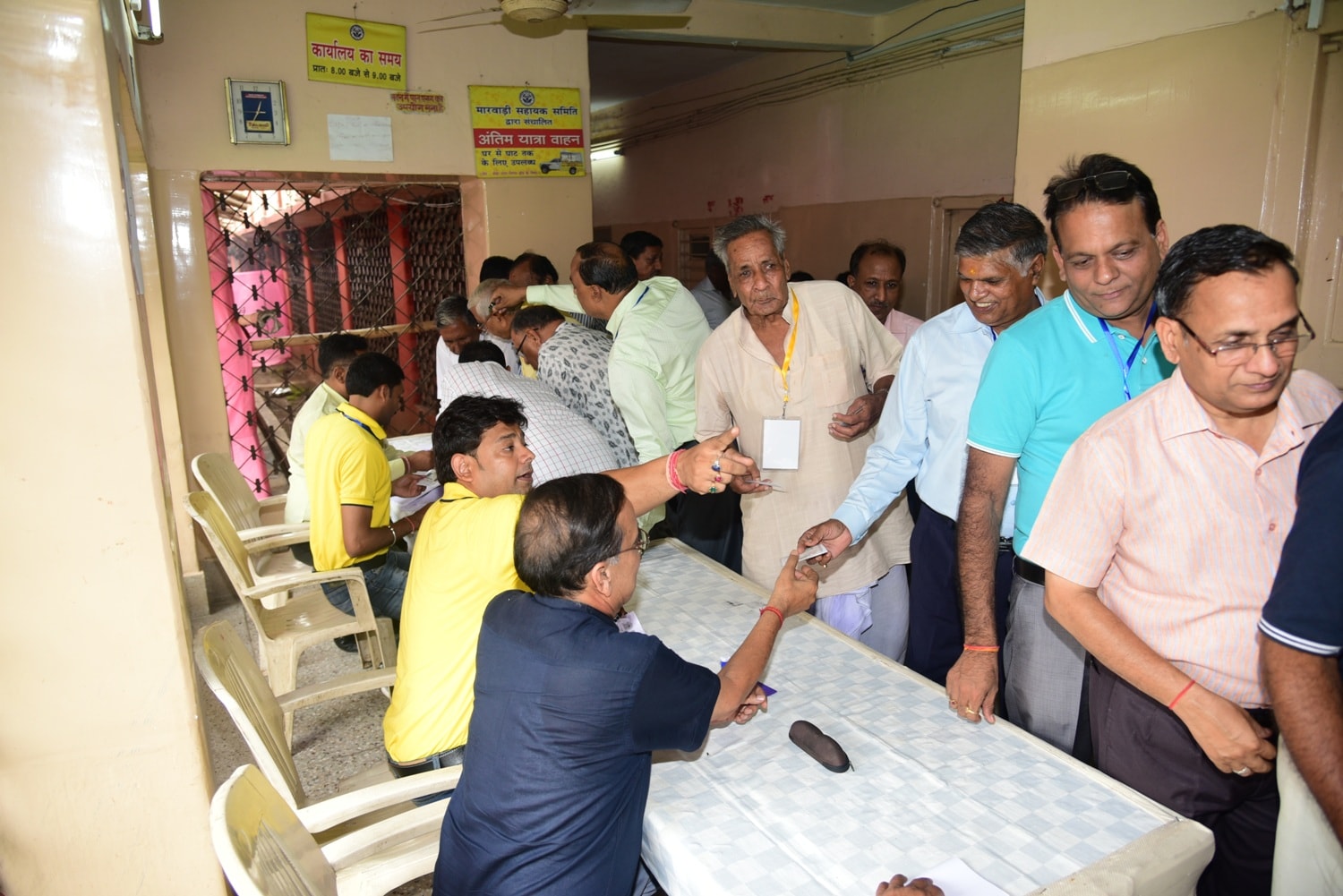 <p>Marwaris took part in Jharkhand Prantya Marwari Sangh Election on the Guru Purnima Day,Sunday</p>
