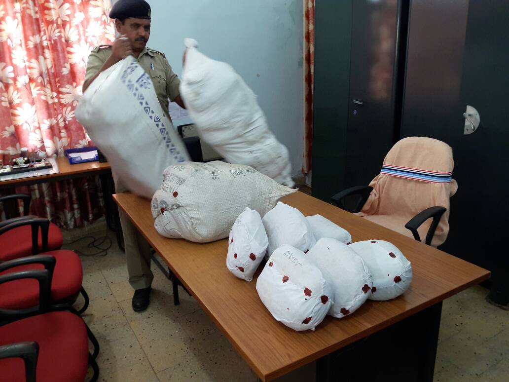<p>Nearly 60 kgs of Marijuana(Ganja)were recovered from a Bolero car near Thethainagar in Simdega and 3 persons arrested by the police.The Ganja was coming from Orissa and going to…