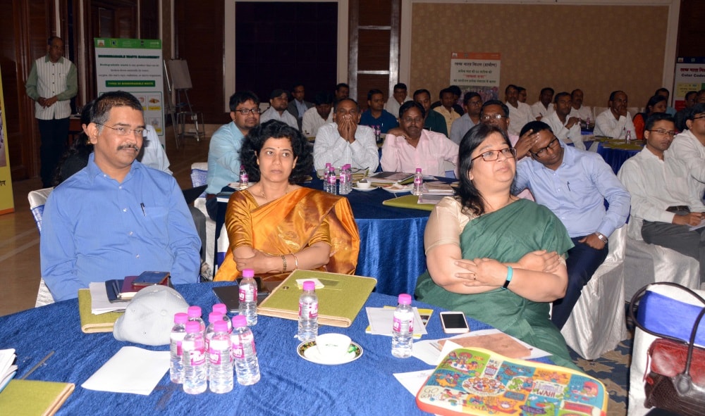 <p>Secretary Drinking Water and Sanitation, Aradhana Patnaik along with Chief UNICEF (Jharkhand) Madhulika Jonathan and others during the workshop on ODF Sustainability at a city based…