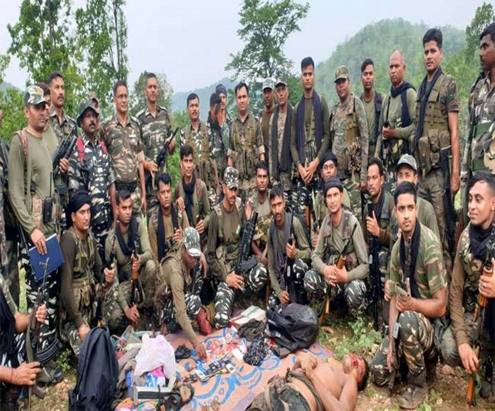 <p>Body of a Naxal recovered following an encounter with 94 Battalion Central Reserve Police Force (CRPF) & state police in Urmu village in Bano block of Simdega today. 1 AK-47…