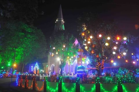 <p>As Merry Christmas arrives, Church premises wore a festive look. The Christian community belonging to both Catholic and Protestant families visited Churches where walls and buildings…