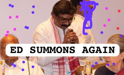 When he attends INDIA camp meeting in Mumbai, ED issues third summon to CM Hemant Soren 