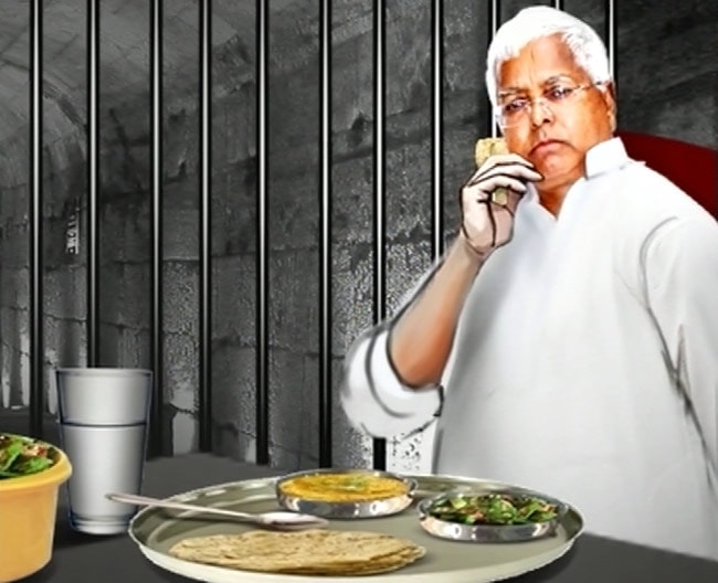 Lalu consumes self cooked vegetarian food inside jail