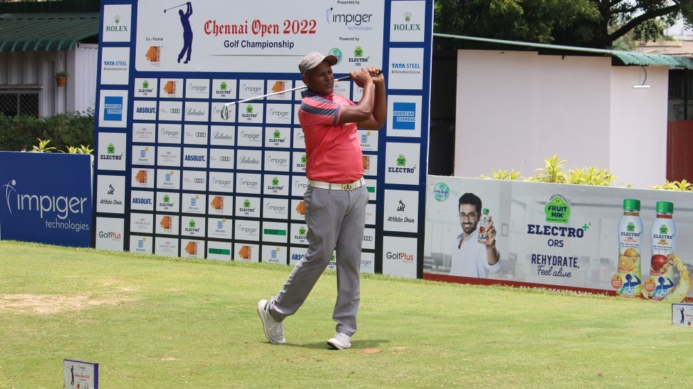 Manu Gandas, N Thangaraja in joint lead on day two of Chennai Open Golf 