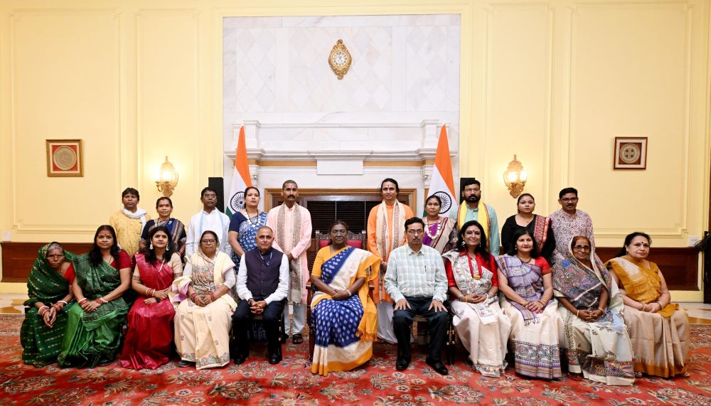Kala Utsav provides a platform to the folk, tribal and traditional artists of India at Rashtrapati Bhavan