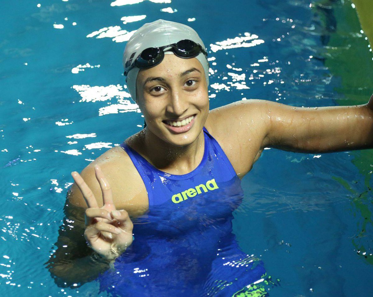Selected on “ Universality” quota,Indian woman swimmer Maana Patel  to compete in Tokyo Olympic 