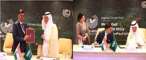 India and Saudi Arabia sign MoU in Electrical Interconnections, Green Hydrogen and Supply Chains