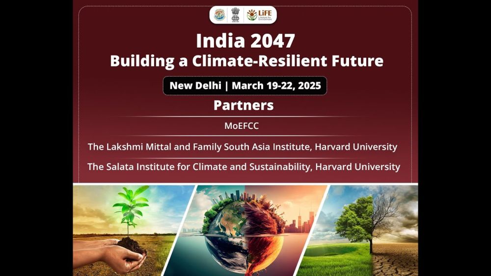 Centre and Harvard’s Institutes to organise conference on Climate Change
