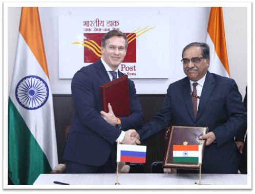 India-Russia Post inked agreement on the International Tracked Packet Service