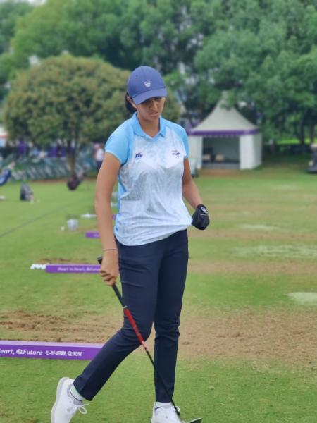 Aditi takes seven shots lead,set for historic golf gold; medal at Asian Games