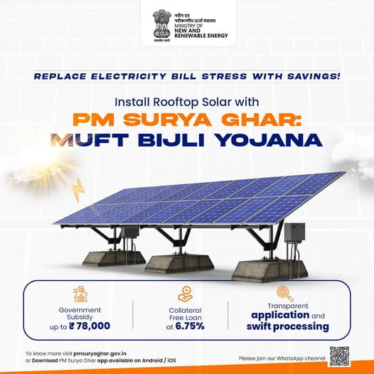 PM Surya Ghar Muft Bijli Yojna registered a record by lighting up houses of 30 lakh families in India PM Surya Ghar Muft Bijli Yojna registered a record by lighting up houses of 30 lakh families in India