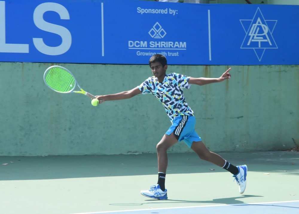 Mahalingam upsets top seed Tejas, in the (U-16) Fenesta Open National tennis Championship