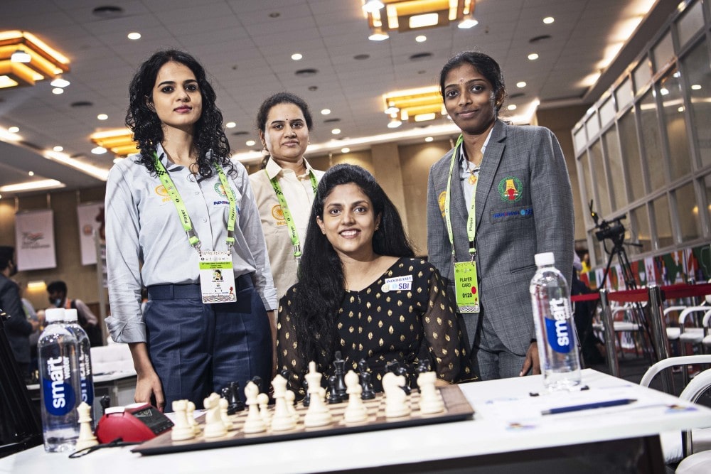 Chess Olympiad:  Tania, Vaishali help Indian women A team record their seventh successive win 
