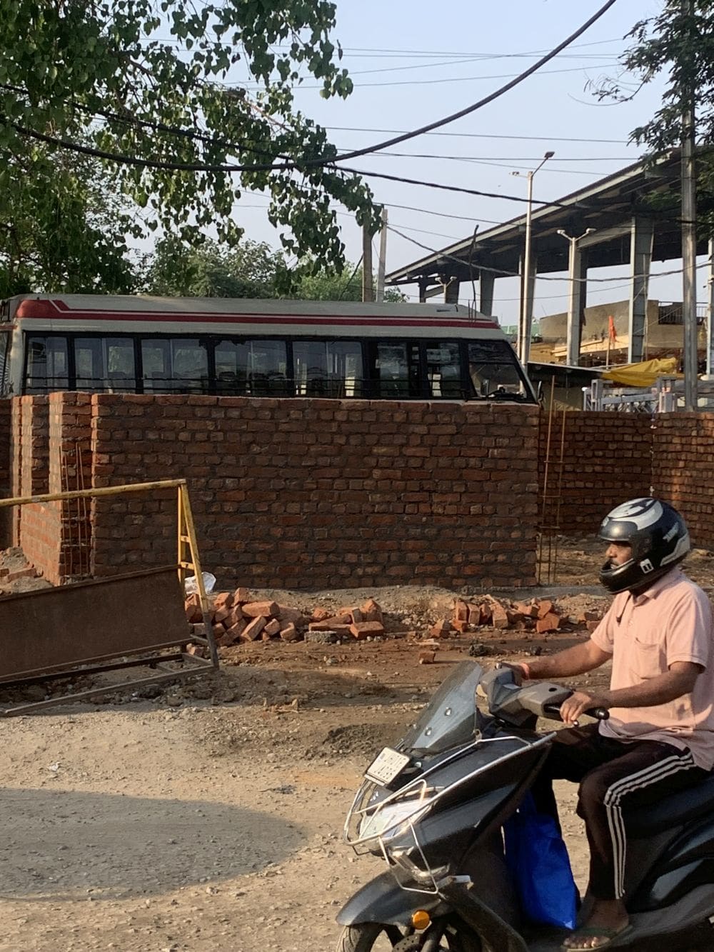 Ranchi witnessing ‘restoration’of the Lord Hanuman temple near the NHAI’s Flyover 
