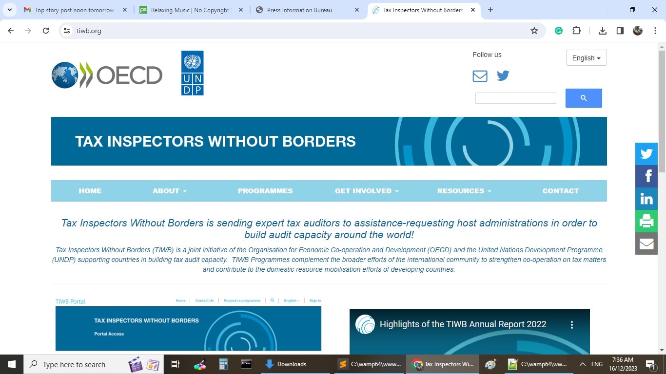 Saint Lucia’s Tax Inspectors without Borders programme launched in partnership with India