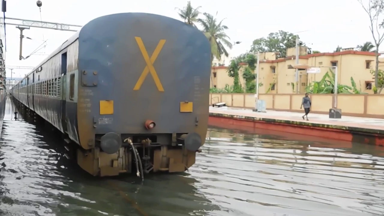 Passengers suffer as trains were diverted due to water logging on railway tracks in Tatanagar 