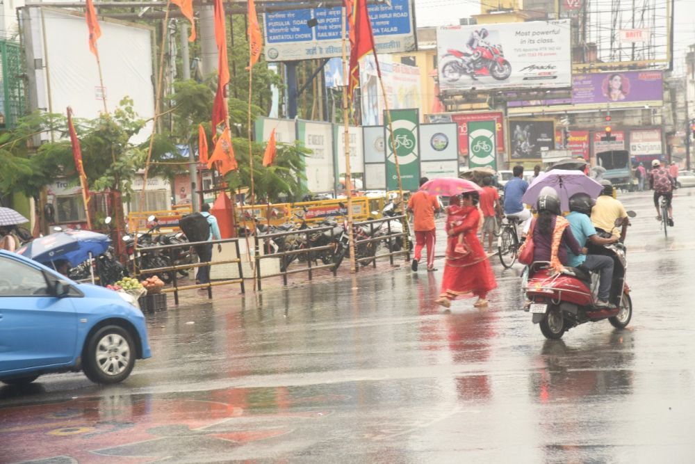 Monsoon knocks in Jharkhand, water logging in low lying areas of Ranchi