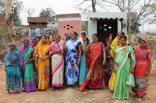 UNICEF helps Jharkhand Govt. build Toilet at Jamira village