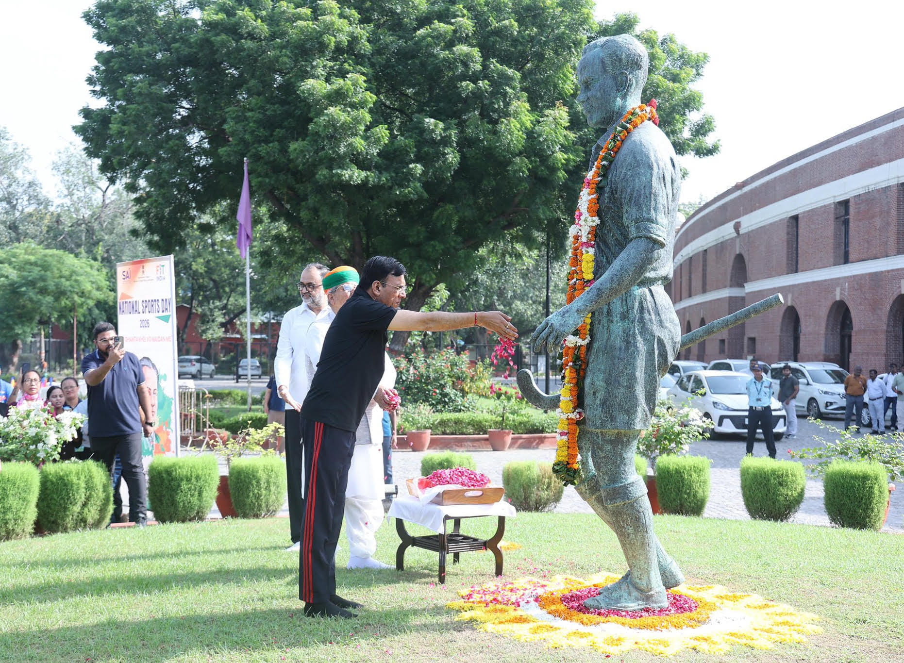 National Sports Day : Major Dhyan Chand Stadium Witnessed Celebrations 