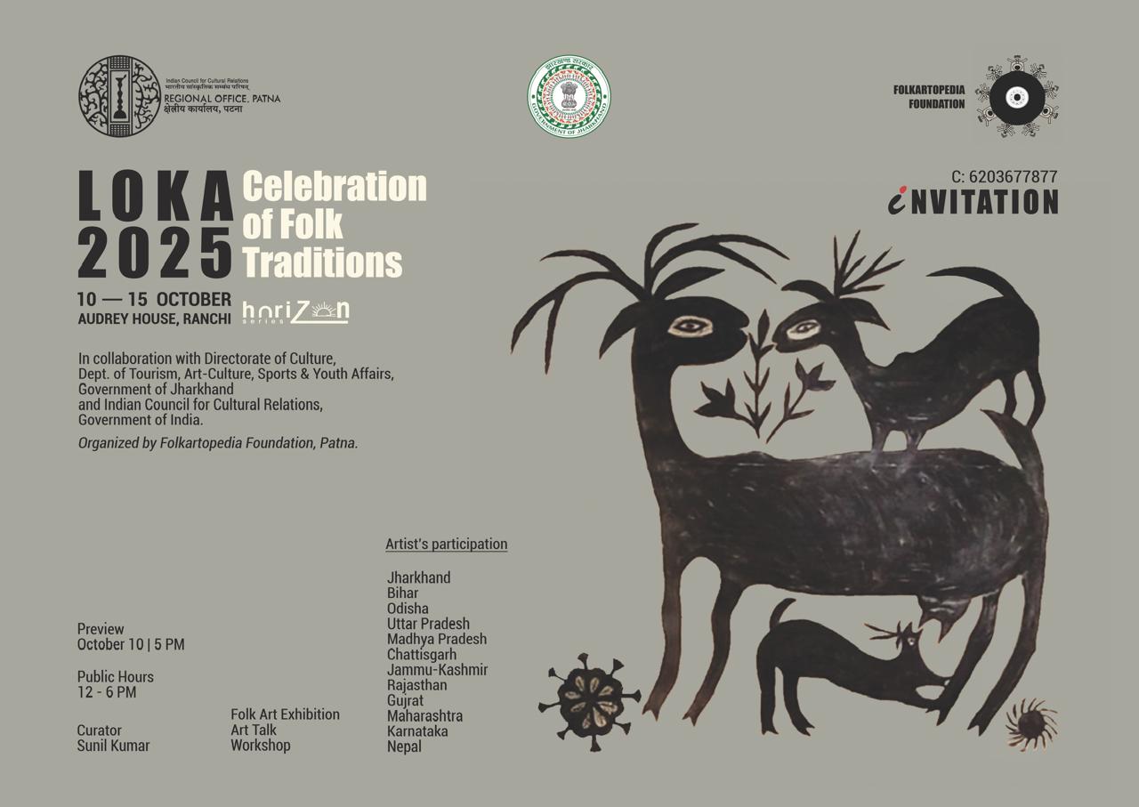 Folkartopedea Foundation to organise First National Exhibition of Folk Arts in Ranchi 