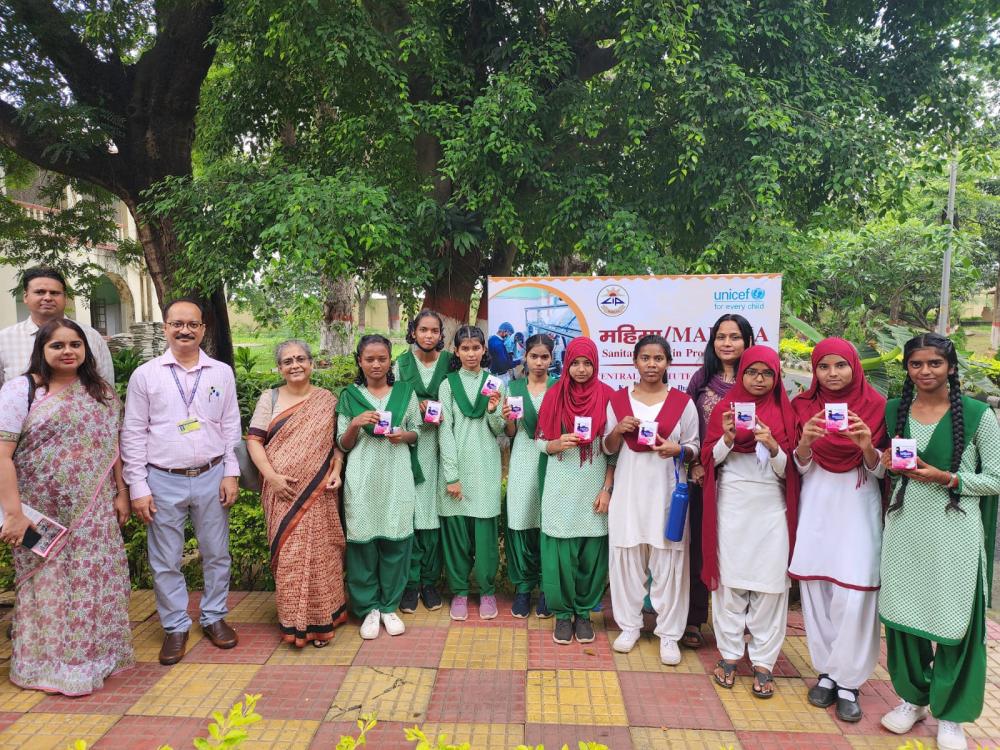 UNICEF & CIP establish Sanitary Napkin Production Unit ‘MAHIMA’ in Ranchi