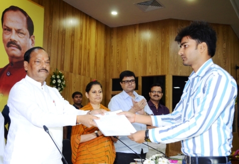 CM hands over appointment letters to 81 Excise personnel