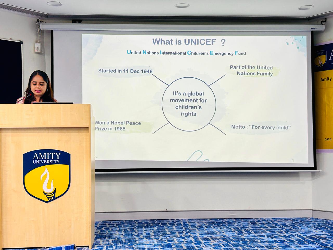 Collaboration between UNICEF Jharkhand and Amity University Empowers Students to tackle Health and Social Challenges