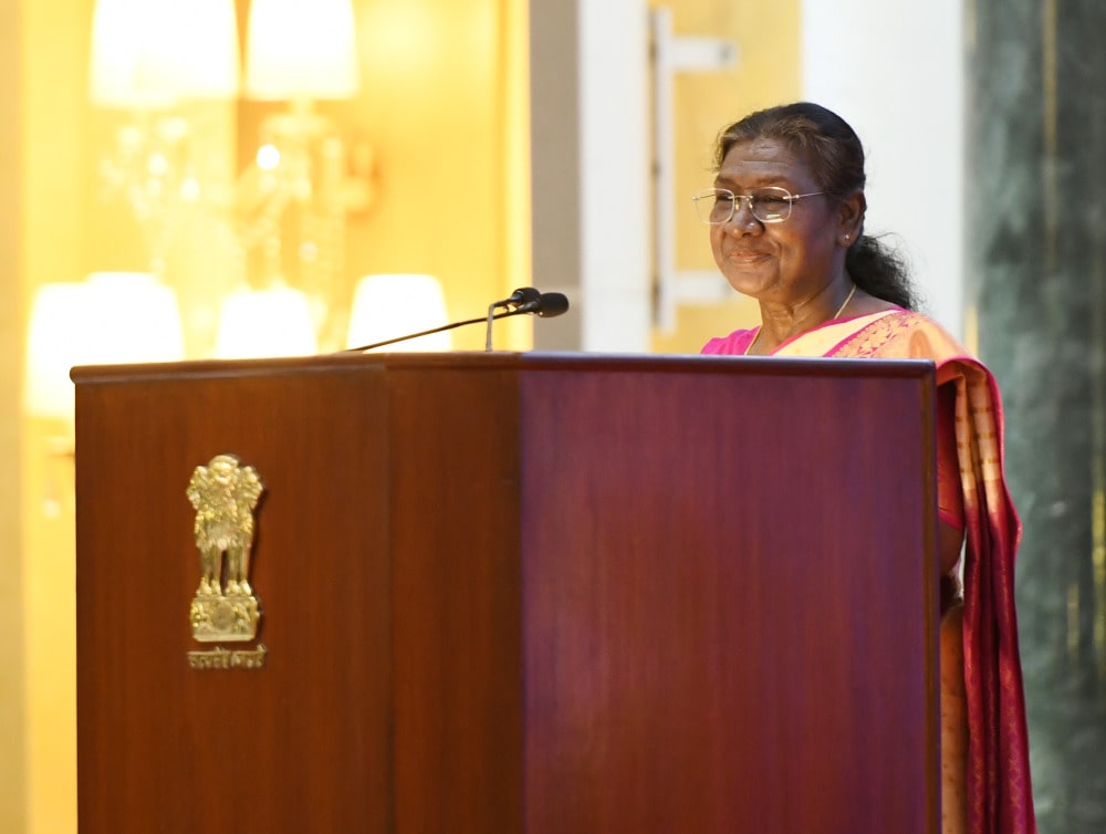 Panchayat women leaders have the right to resolve disputes among the villagers: President Droupadi Murmu