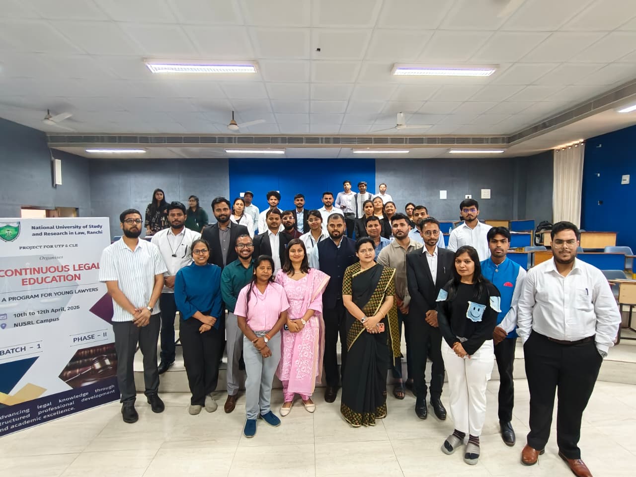 Jharkhand: Legal Education Programme to 𝐄𝐦𝐩𝐨𝐰𝐞r 𝐘𝐨𝐮𝐧𝐠 𝐋𝐞𝐠𝐚𝐥 𝐌𝐢𝐧𝐝𝐬 held 𝐚𝐭 𝐍𝐔𝐒𝐑𝐋 