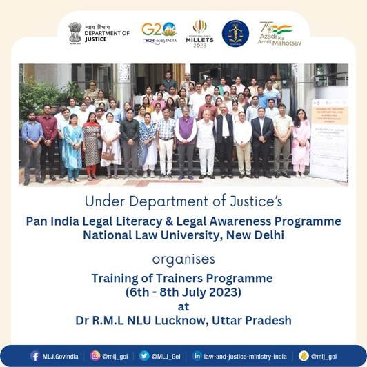 45 participants from 16 districts participate in 'Training of Trainers program' organised by National Law School