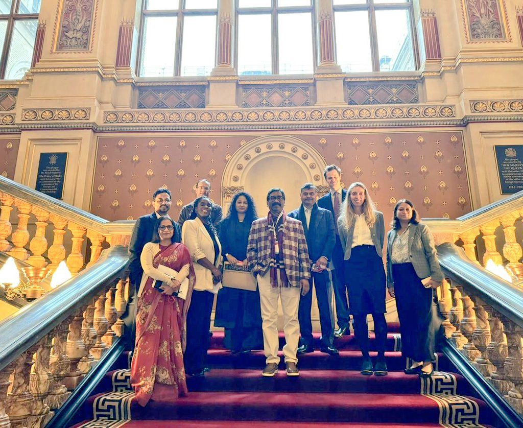 Team Jharkhand led by CM Hemant Soren Meets UK Minister Seema Malhotra to Deepen Jharkhand UK Cooperation