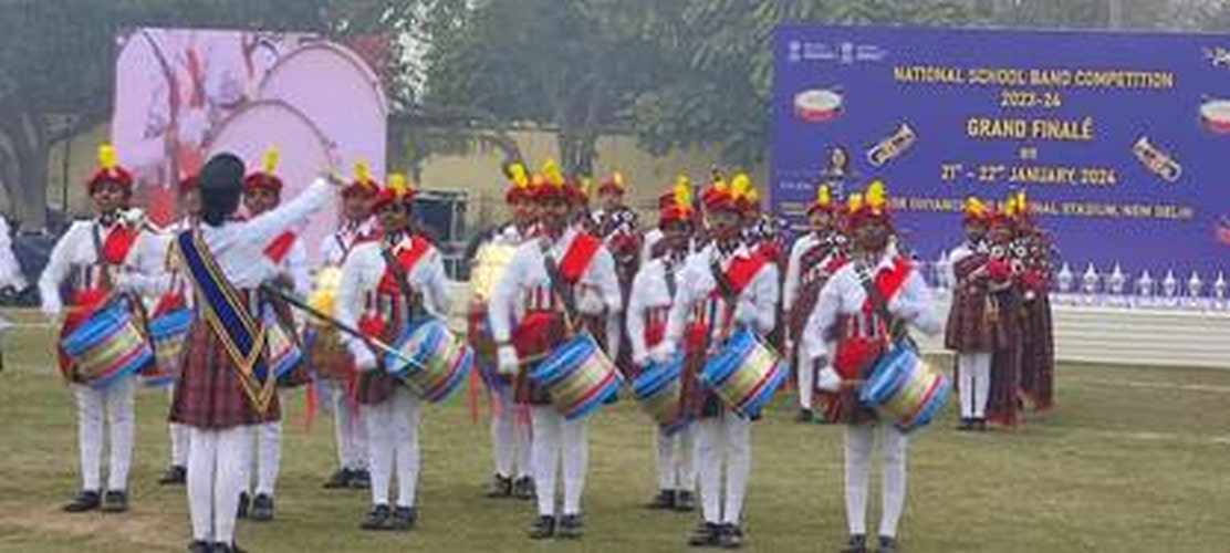 Mesmerising grand finale of National School Band Competition held in New Delhi 