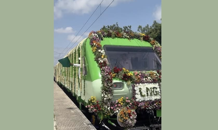 India gets first LNG-powered train from Sabarmati Railway Station in Ahmedabad 