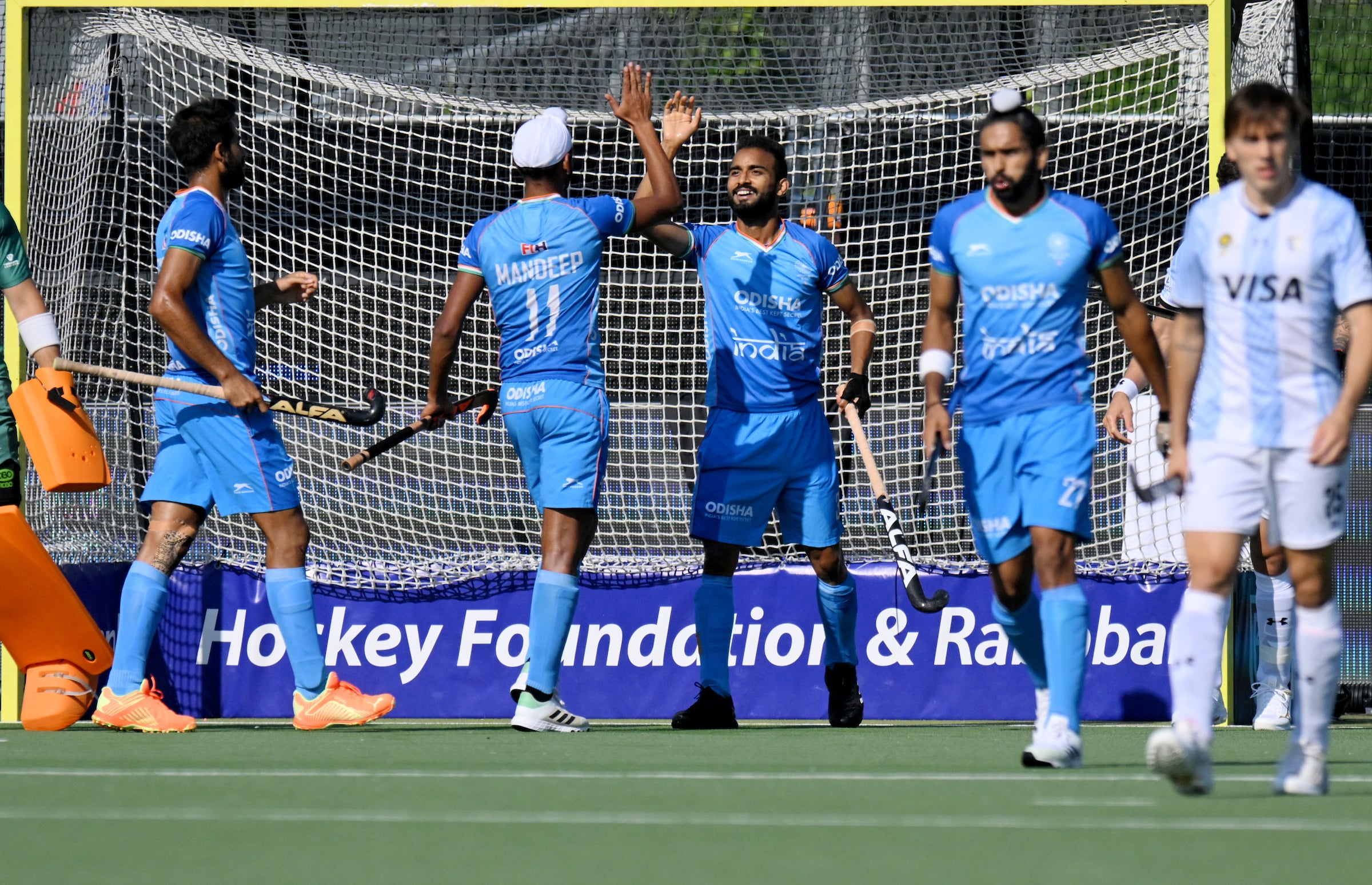 FIH pro League :India end league campaign with a 2-1 win against Argentina