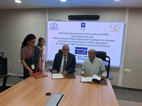 c-dot-signs-agreement-with-iisc-bengaluru-and-fsid-for-setting-up-centre-of-excellence