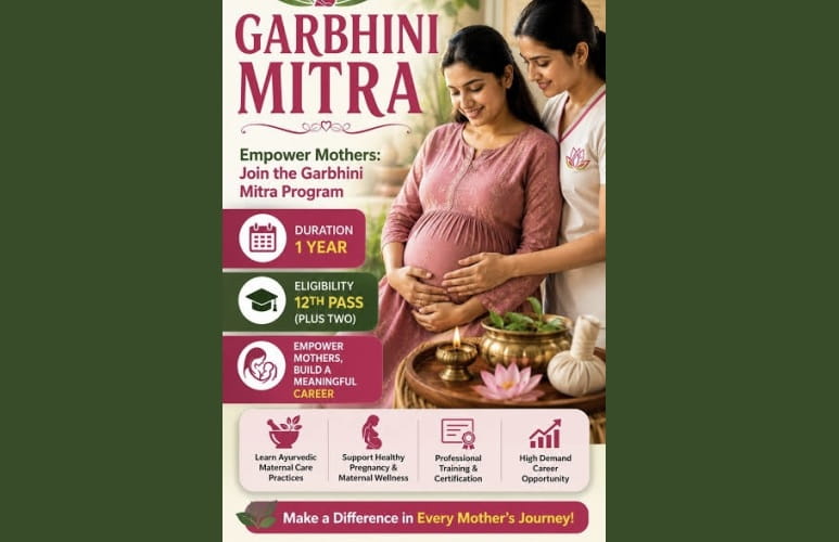 AIIA launched ‘Garbhini Mitra’ Course to train personnel for women during pregnancy and the postnatal period AIIA launched ‘Garbhini Mitra’ Course to train personnel for women during pregnancy and the postnatal period