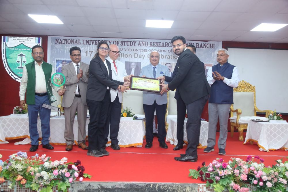 nusrl-ranchi-marks-17th-foundation-day-with-grandeur-supreme-court-justice-urges-students-to-overcome-prejudices