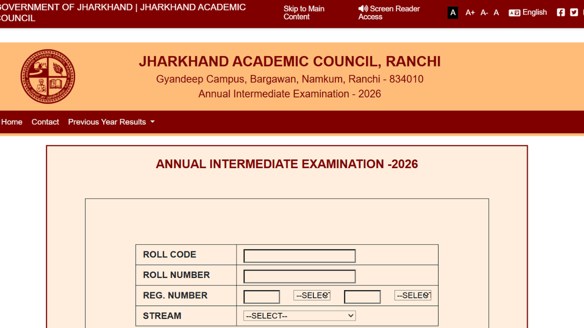 JAC 12th result 2026 is out:Arts records the highest pass percentage, followed by Commerce, and Science